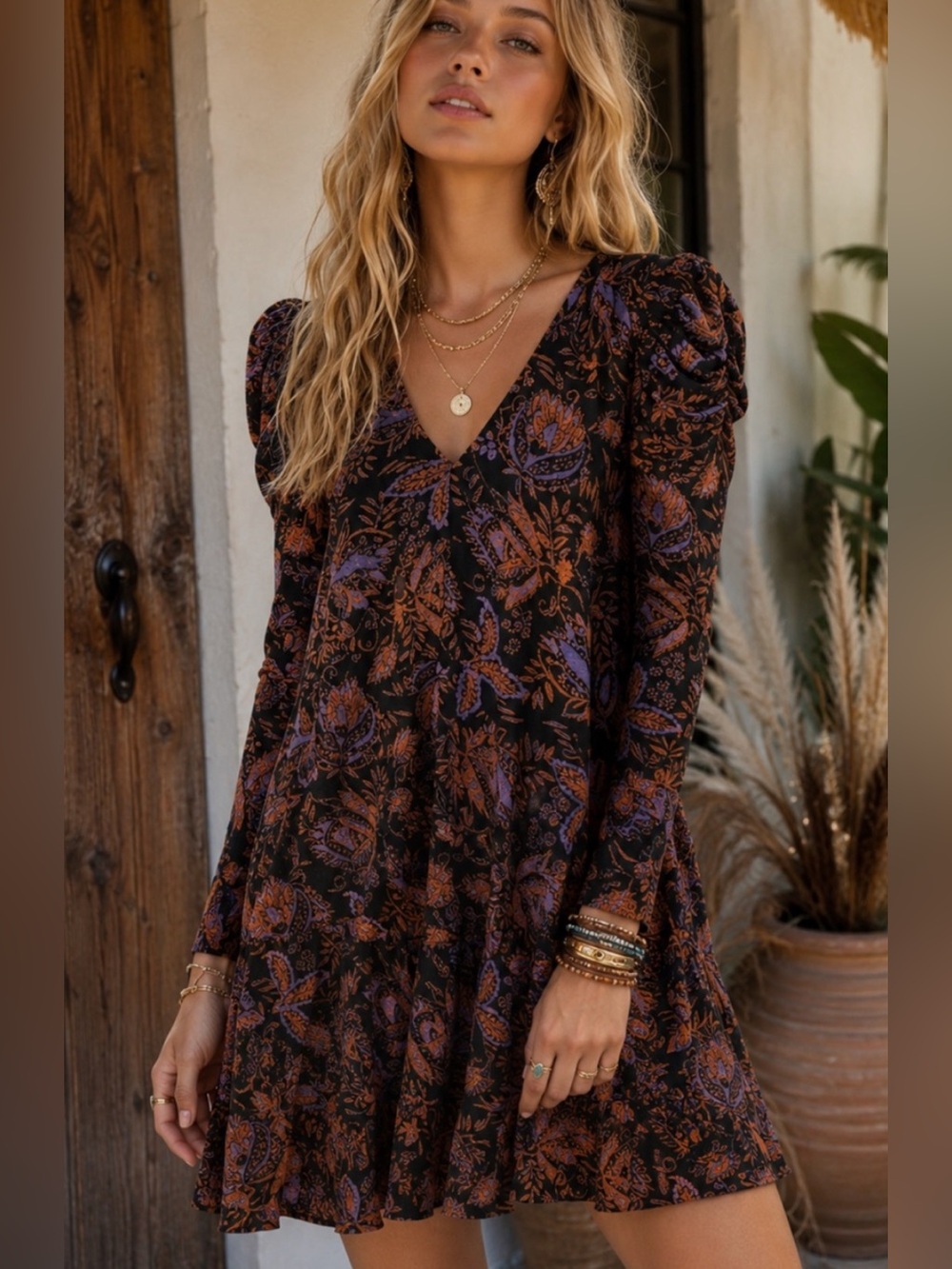 Free People Hello Lover Tunic Mini Dress Like New XL